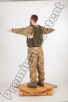 Soldier in American Army Military Uniform 0047